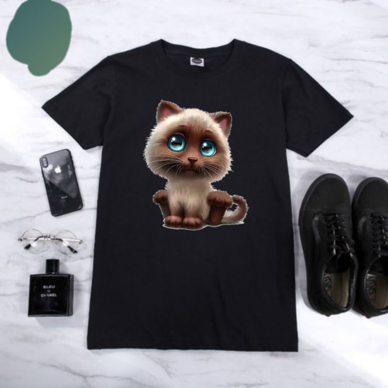 N2-KAOS KARAKTER KUCING LUCU