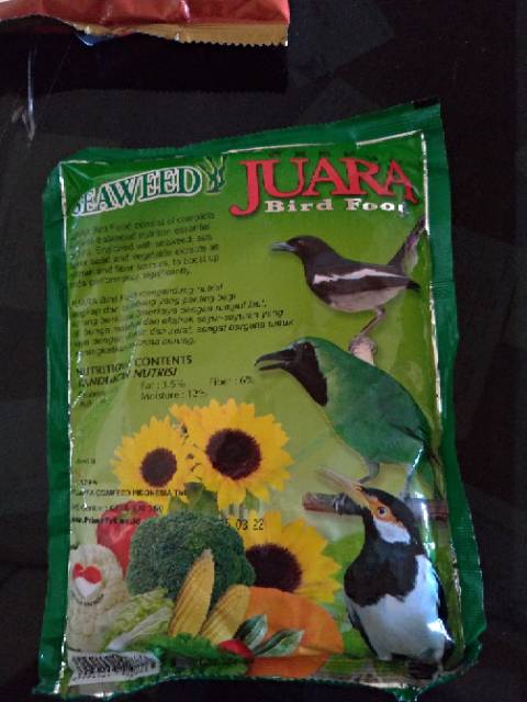 JUARA BIRD FOOD SEAWEED 450g