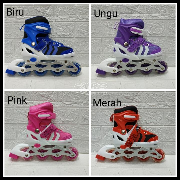 Sepatu Roda Power Anak Cewek Cowok / Inline Skate Dewasa Pria Wanita