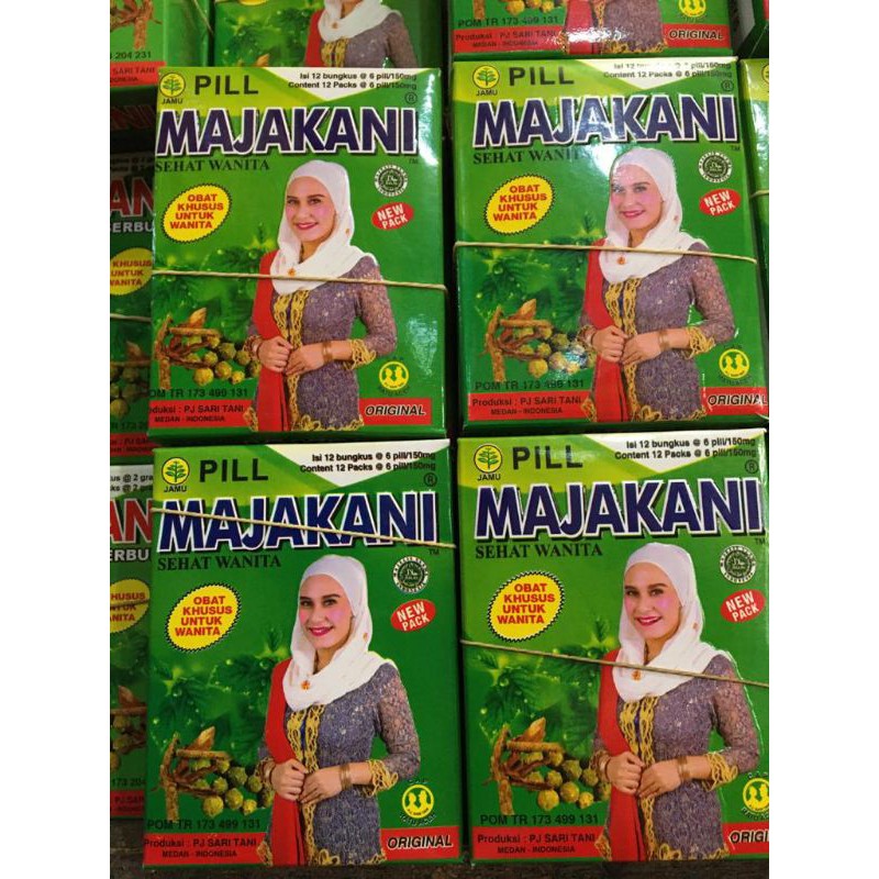 PIL MAJAKANI MENGURANGI LENDIR DAN AROMA TIDAK SEDAP PERAPAT MOMO KANZA SR12 ORIGINAL PILL MANJAKANI