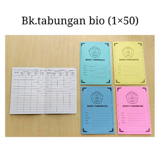 

Buku tabungan 1x50