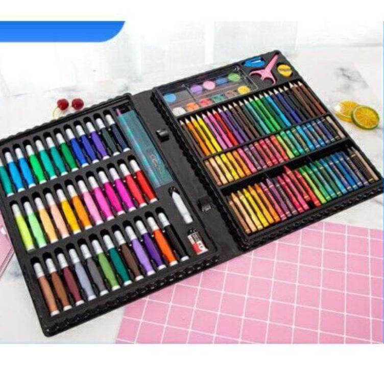 

Terbaik.. Oil Pastel Crayon Krayon Spidol Warna Komplit Isi 150 Pcs Per Box Lipat Alat Gambar Lukis Lengkap