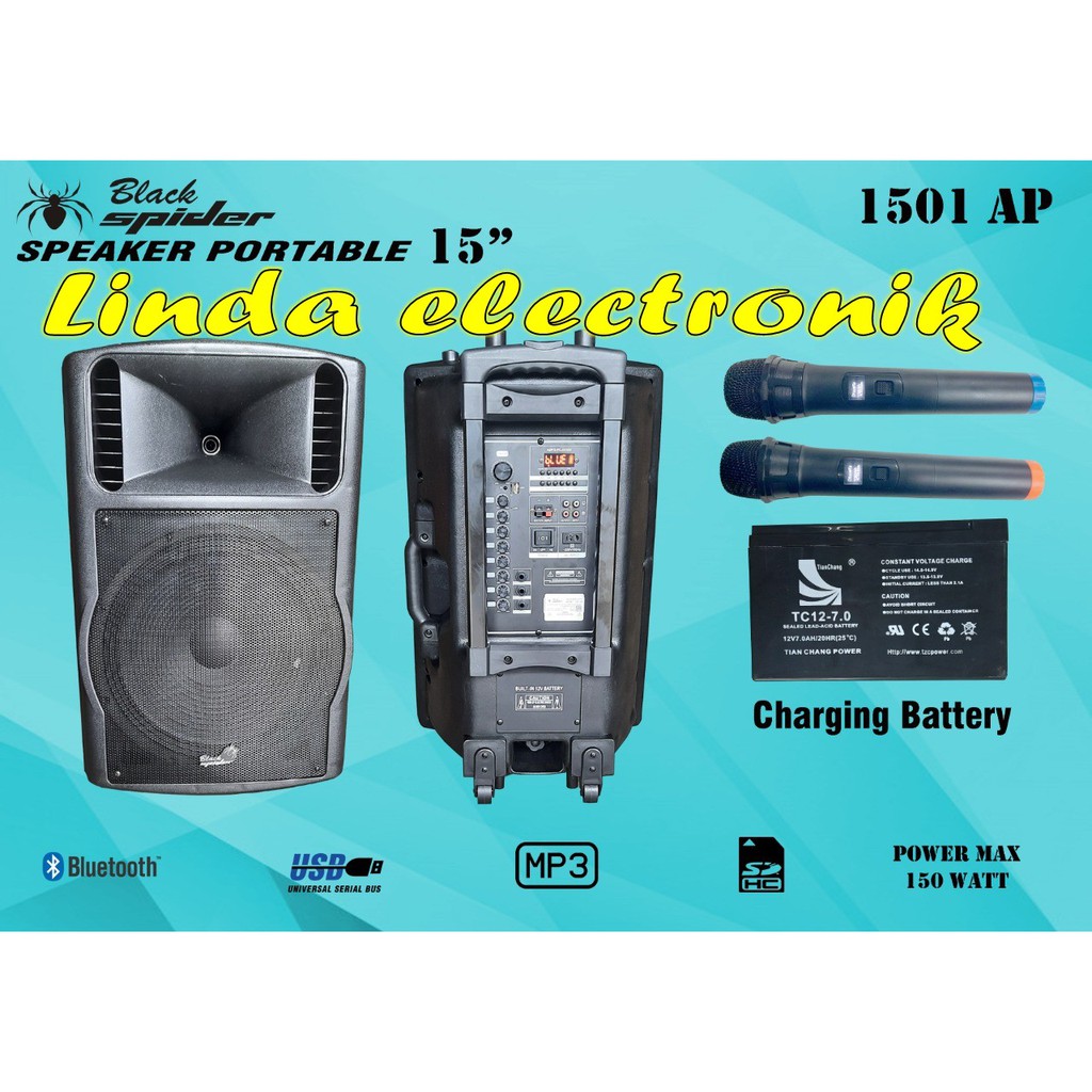 portable meeting wireless black spider 1501ap 15 inch original 1510 ap