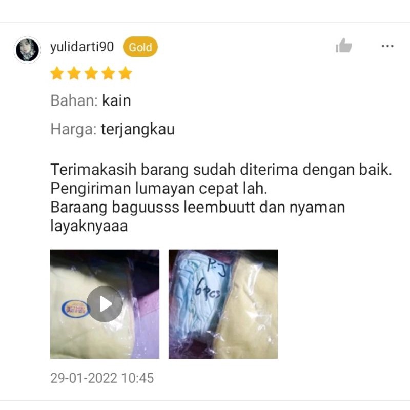 PAKET 1 Lusin Popok Bayi Bahan Kain