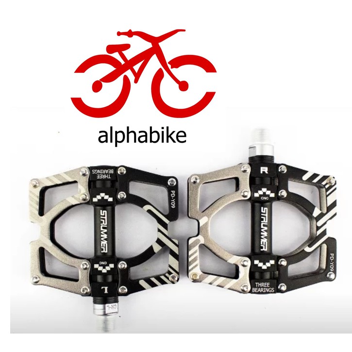 PEDAL STRUMMER Y09 - LONCER 3 BEARING SEPEDA MTB GUNUNG