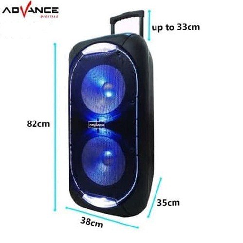 K - 12D Speaker Bluetooth / Speaker Meeting Advance / Speaker DOUBLE WOOFER 12 INCH