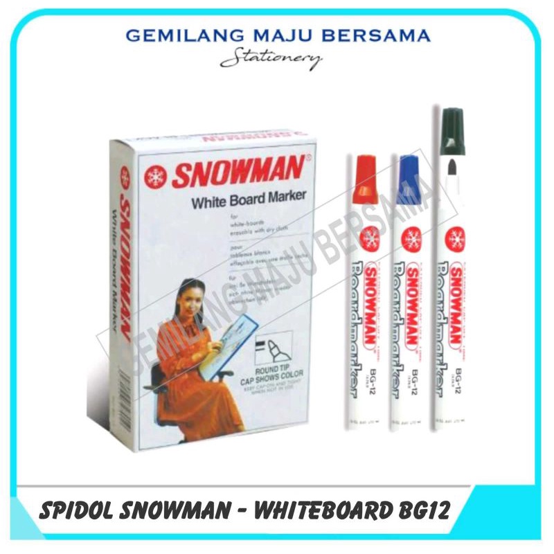 

Spidol Snowman Whiteboard BG 12