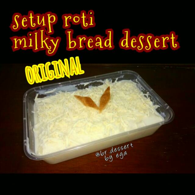 

Setup roti original topping keju | milky bread dessert