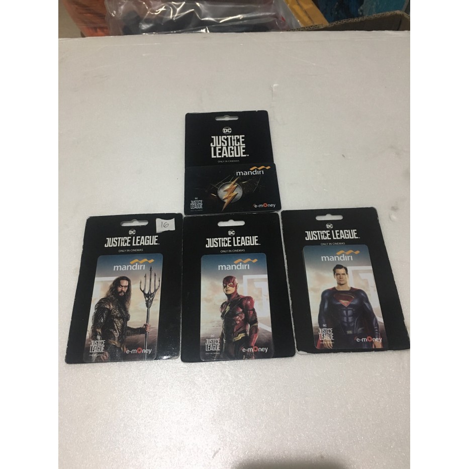 Terlaris Mandiri eMoney Justice League Edition | E-Money E-Toll Etoll Card Keren