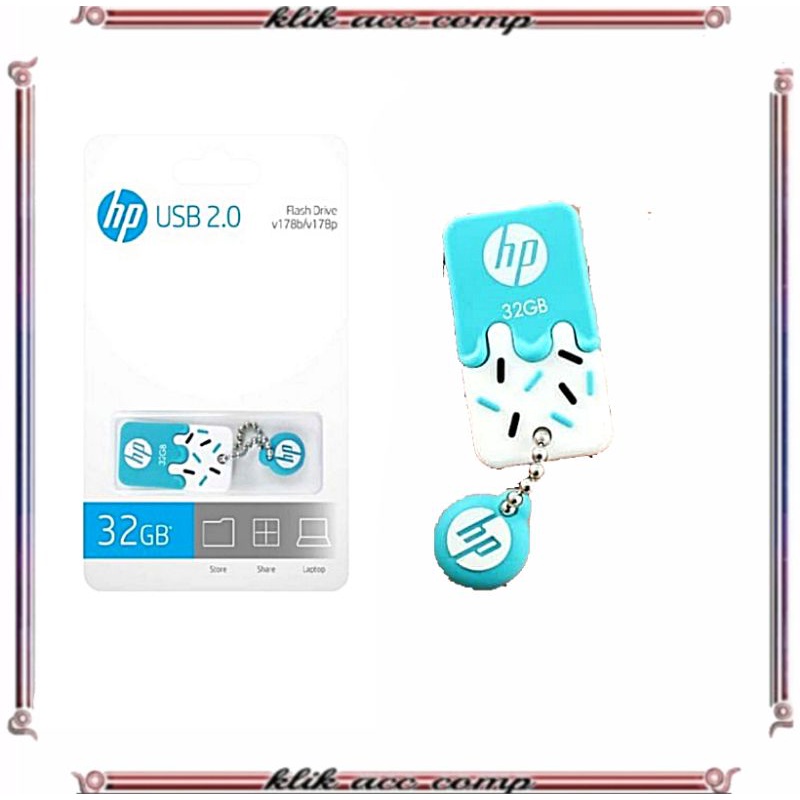 Flashdisk HP v178 32GB USB 2.0 Original Garansi