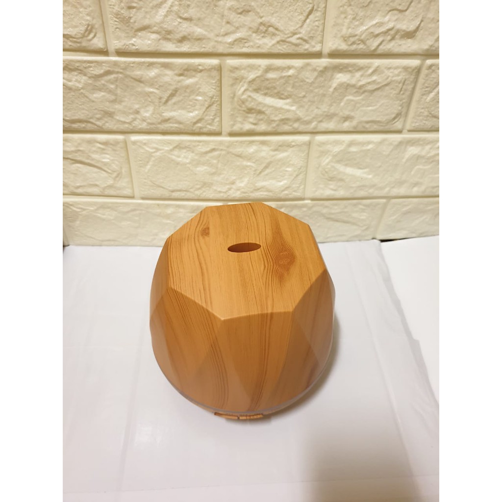 Humidifier Wooden Octagon Aroma Diffuser Ultrasonic Aroma 7 Color