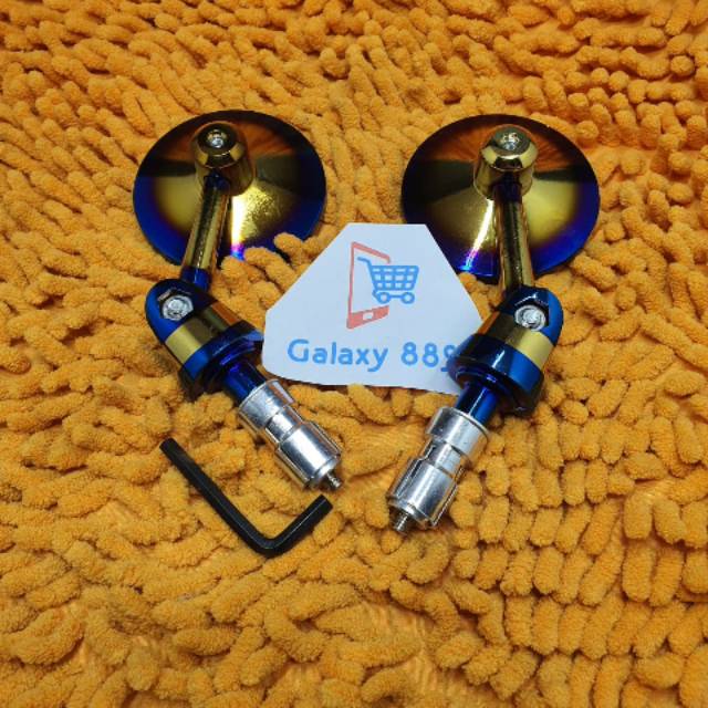 Spion Jalu Bulat Universal Twotone / 2tone Asli Bakaran plus kunci L