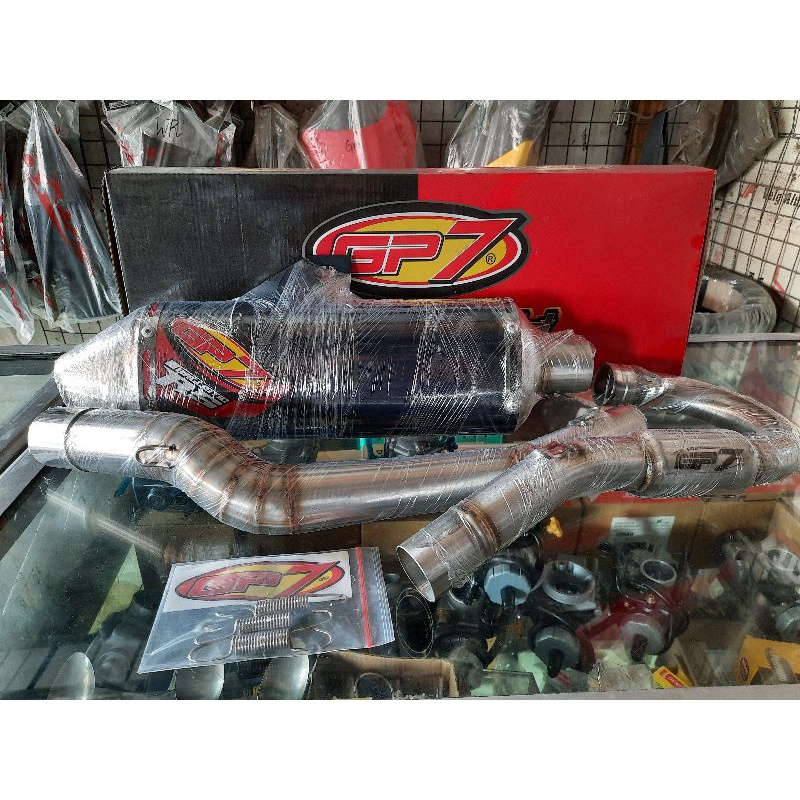 Knalpot GP7 Balistic RS KLX 150r-Dtracker Original GP7