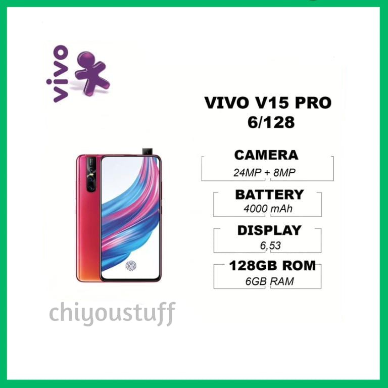 VIVO V15 PRO RAM 6/128GB GARANSI RESMI VIVO TERMURAH