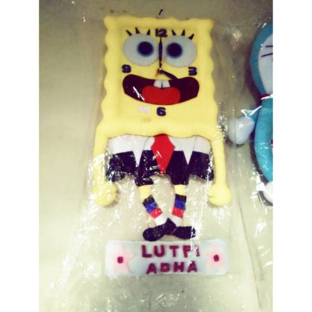 Jam dinding karakter spongebob