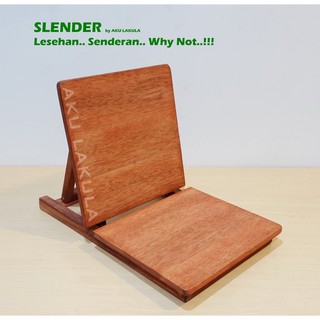 Kursi Lesehan Senderan Lipat Kayu Meranti SLENDER 