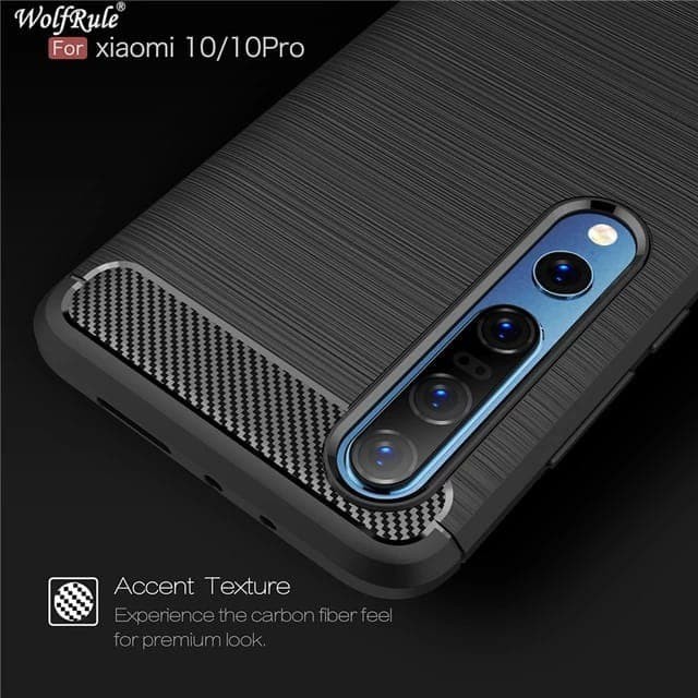 Xiaomi Mi 11 Mi 11 Lite Mi 11 Ultra Mi 10 Mi 10 Pro Mi 9 MI 9 SE Soft Case Brushed Carbon