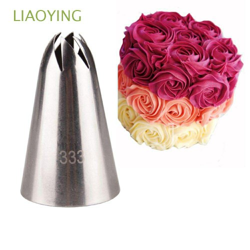 Stainless Steel Flower Cupcake Icing Piping Nozzles Ice Cream Tool Cake Decorating Baking Mold