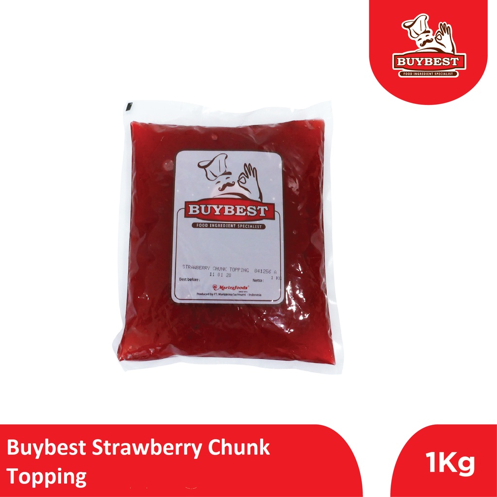 

JCB918 - Buybest Topping Strawberry Chunk 1kg