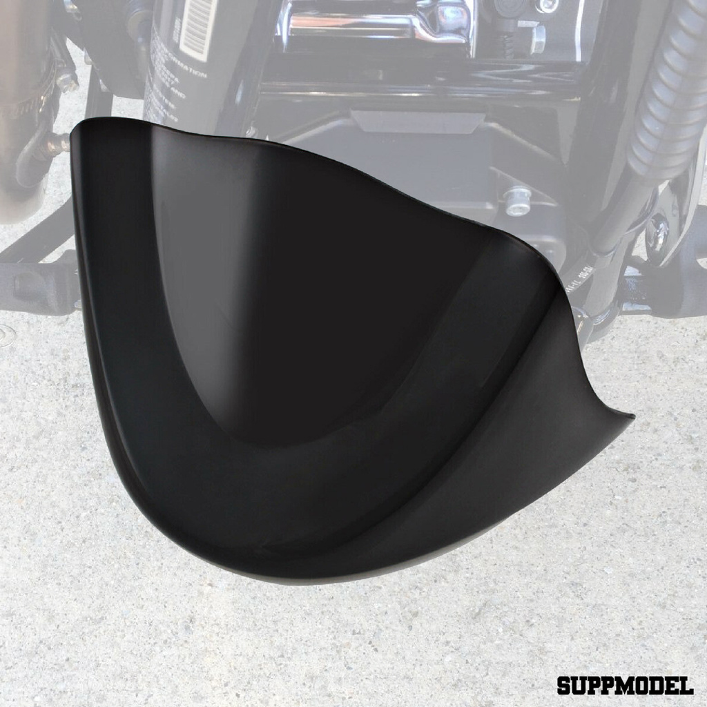 SPM Matte Black Front Spoiler Lower Chin Fairing Reliable Engine Cover for FXDL FXD FXDB 06-17