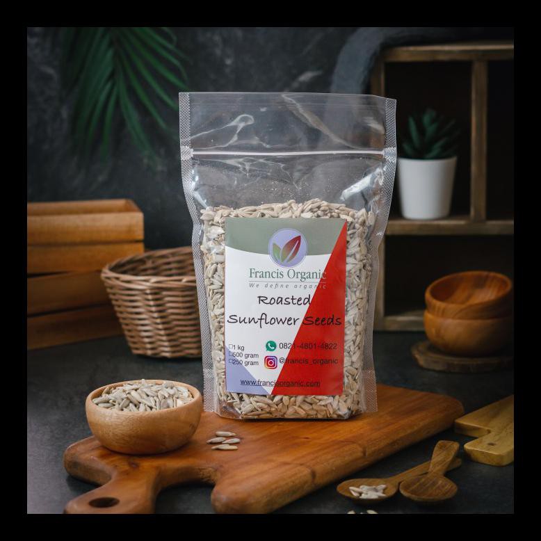 

BEST SELLER! ROASTED SUNFLOWER SEEDS 1KG / BIJI KUACI PANGGANG MURAH