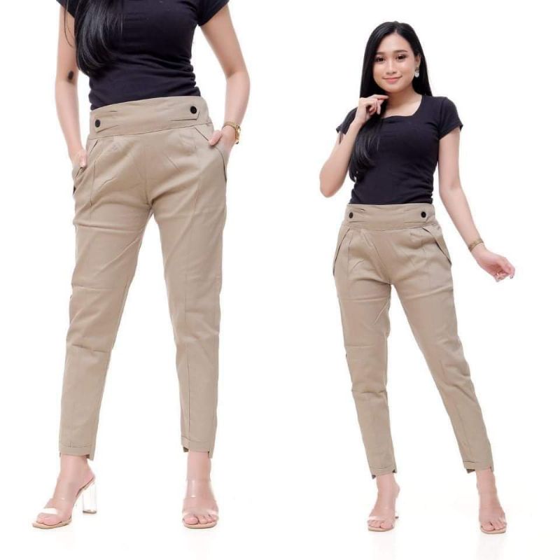 BAGGY PANTS PREMIUM PANJANG BAHAN TWILL COMBED 06