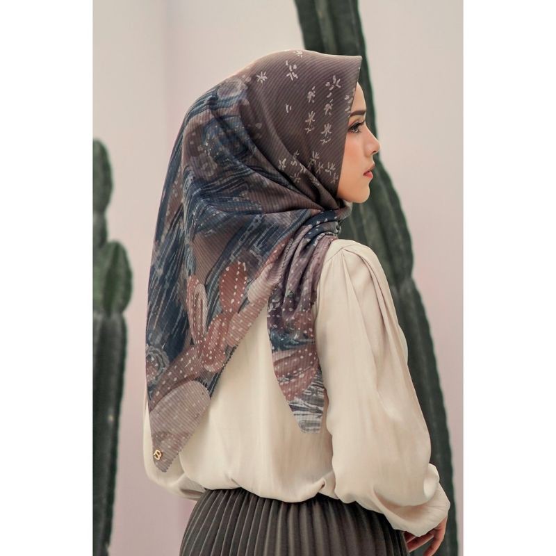 Buttonscarves opuntia voal Moss