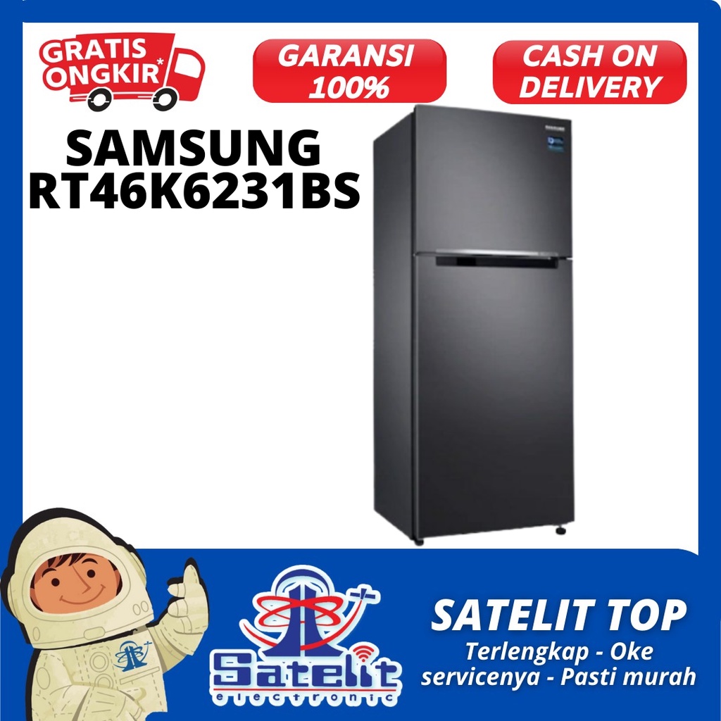 KULKAS / REFRIGERATOR SAMSUNG 2 PINTU RT46K6231BS