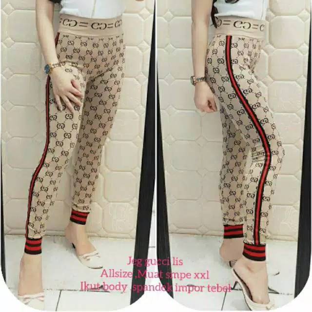 LEGGING GUCI MOCA IMPORT / LEGGING MURAH/ LEGGING IMPORT MURAH