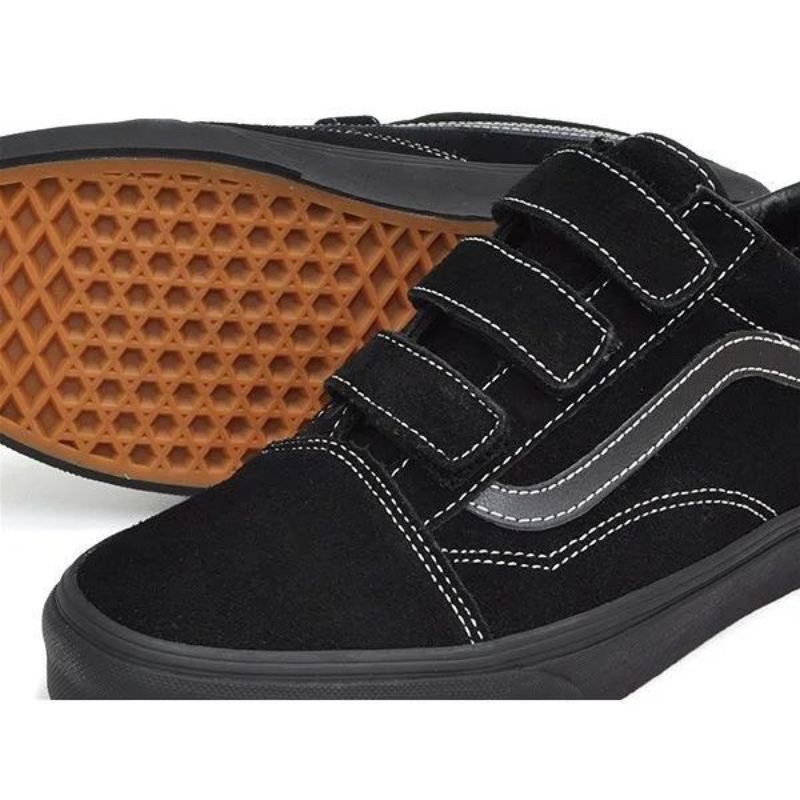 Vans Velcro Classic Black Black White Original