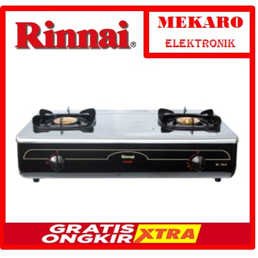 KOMPOR GAS API BESAR 2 TUNGKU RINNAI 712 A JUMBO