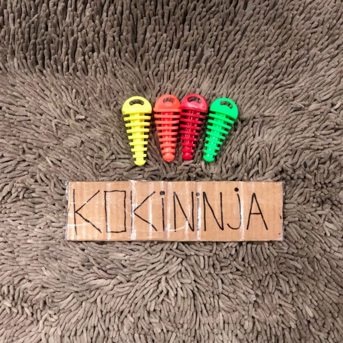 karet tutup kenalpot 2t 2 tak kecil racing pajangan