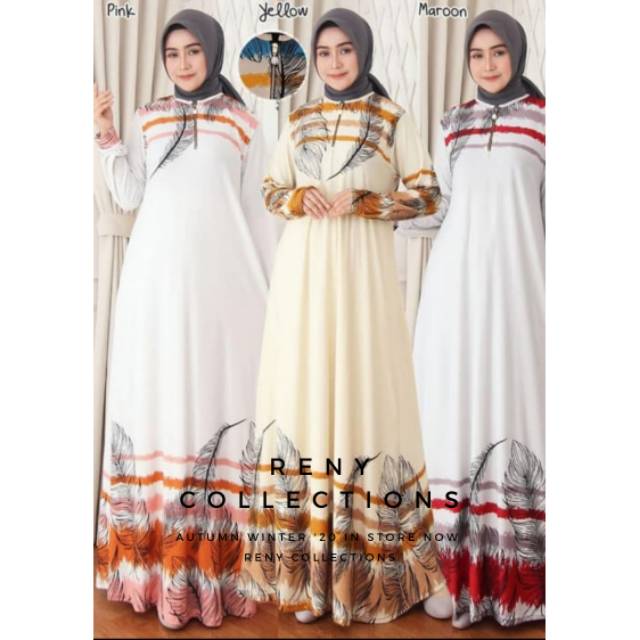 Baju Tunik/Baju Syari/Baju Gamis Grapeskin Gamis Busui Jumbo 4L - 8404