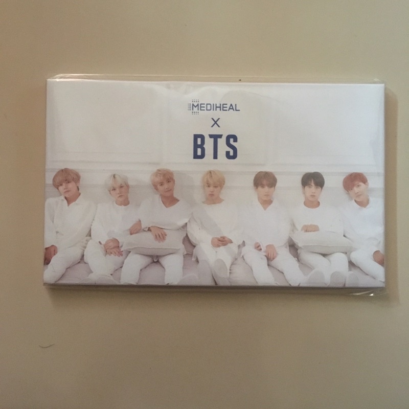 OFFICIAL POSTCARD BTS FROM MEDIHEAL MASK ATAU MASKER MEDIHEAL