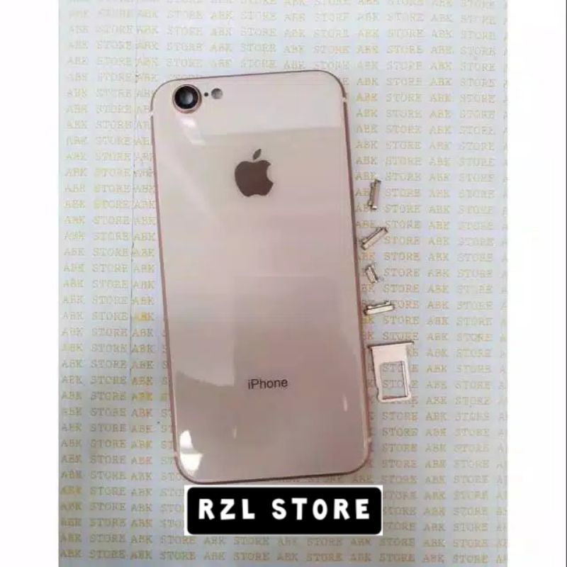 CASING HOUSING KESING IPHONE 6S Model Iphone 8 ROSE GOLD ORIGINAL/ORI