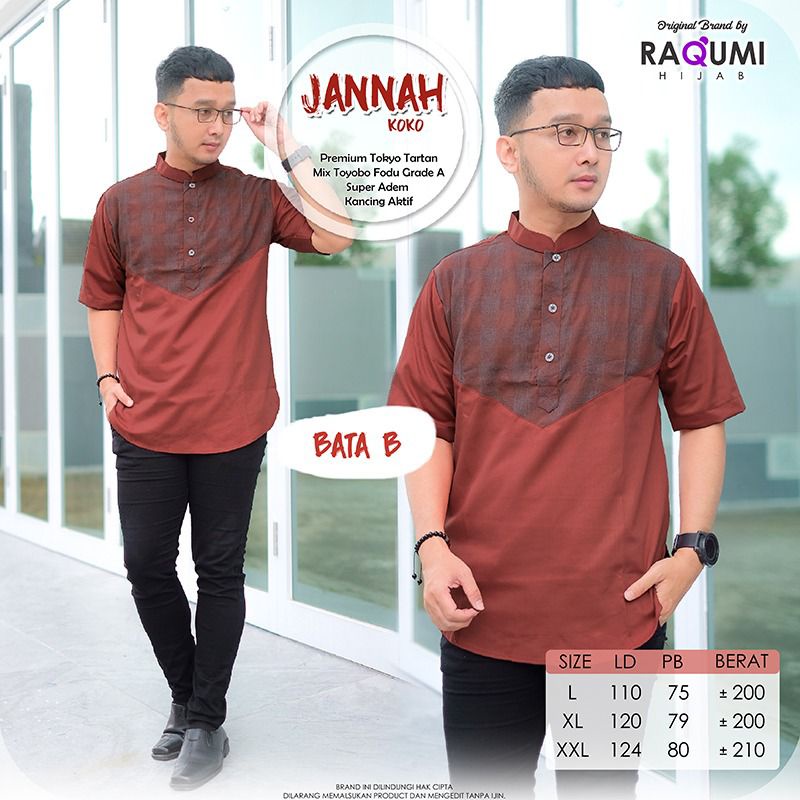 Jannah Koko Dewasa By Original Raqumi Hijab