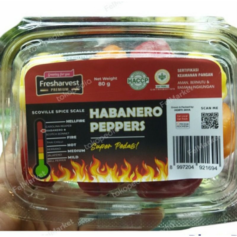 

fresharvest cabe habanero super pedas | pack