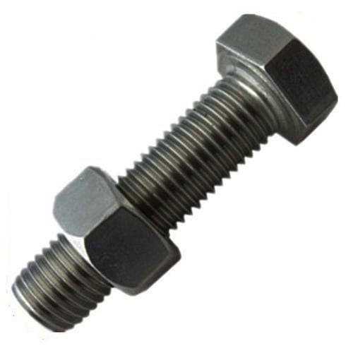 50 PCS - Baut Mur Inch 1/4&quot; x 1&quot; Kunci 10 Hitam