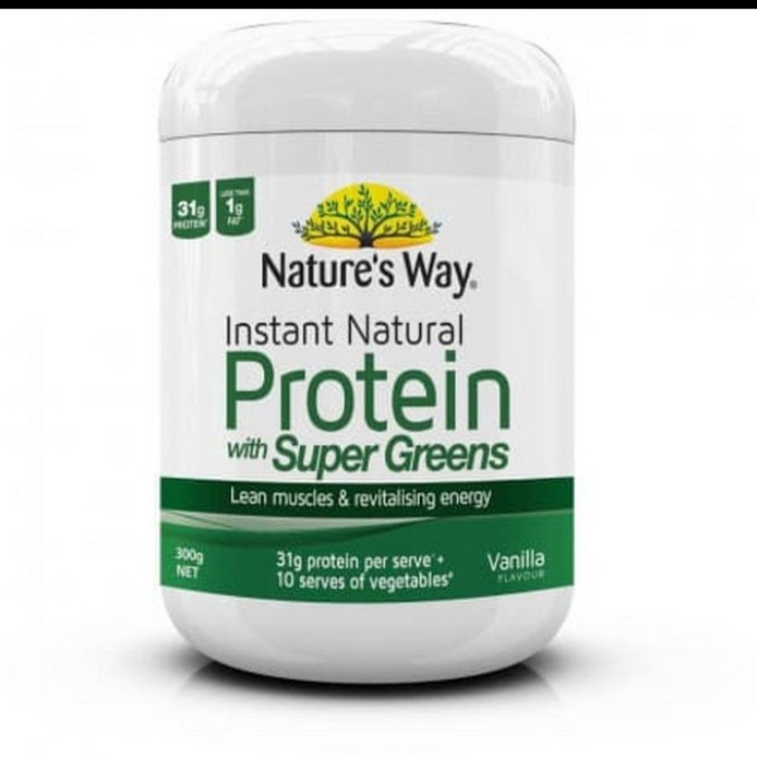 

KUALITAS TERBAIK - NATURE'S WAY INSTAN NATURAL PROTEIN SUPER GREENS VANILLA POWDER 300GR