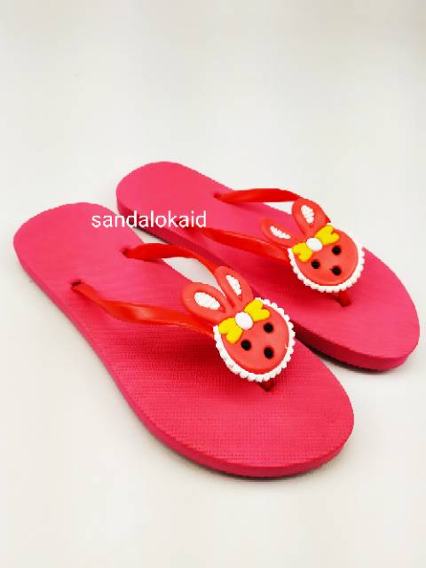 Sandal Kartun Kelinci | Sendal Rabbit Wanita Cartoon