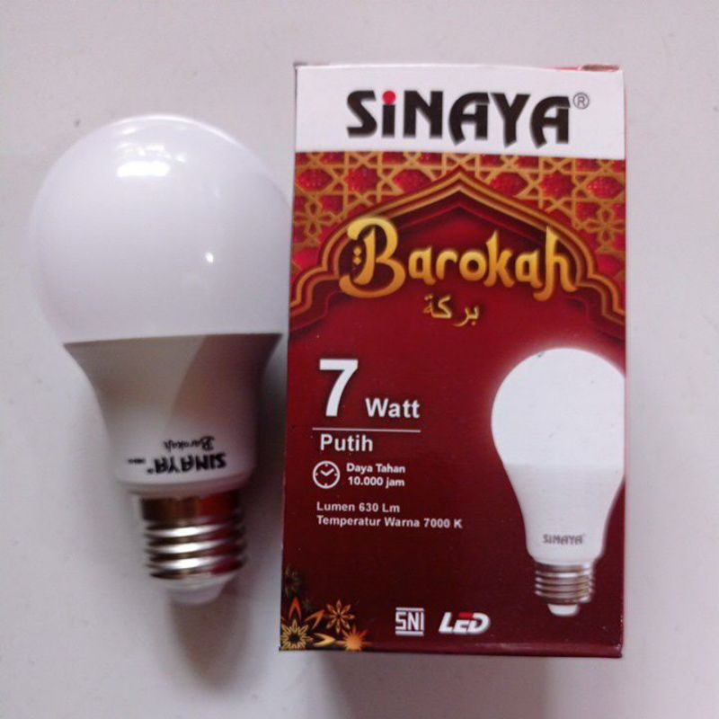 LAMPU LED MURAH BERKUALITAS BAGUS/GARANSI MEREK SINAYA BAROKAH 5W, 7W, 9W, 12W, 15W, 18W