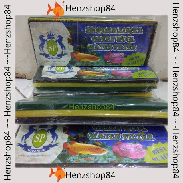 Aquarium KAPAS BUSA FILTER BIOFOM KOREA 3 LAPIS