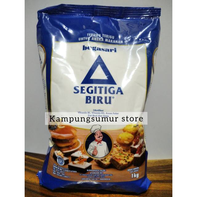 

Tepung Terigu Segitiga Biru Premium 1 kg