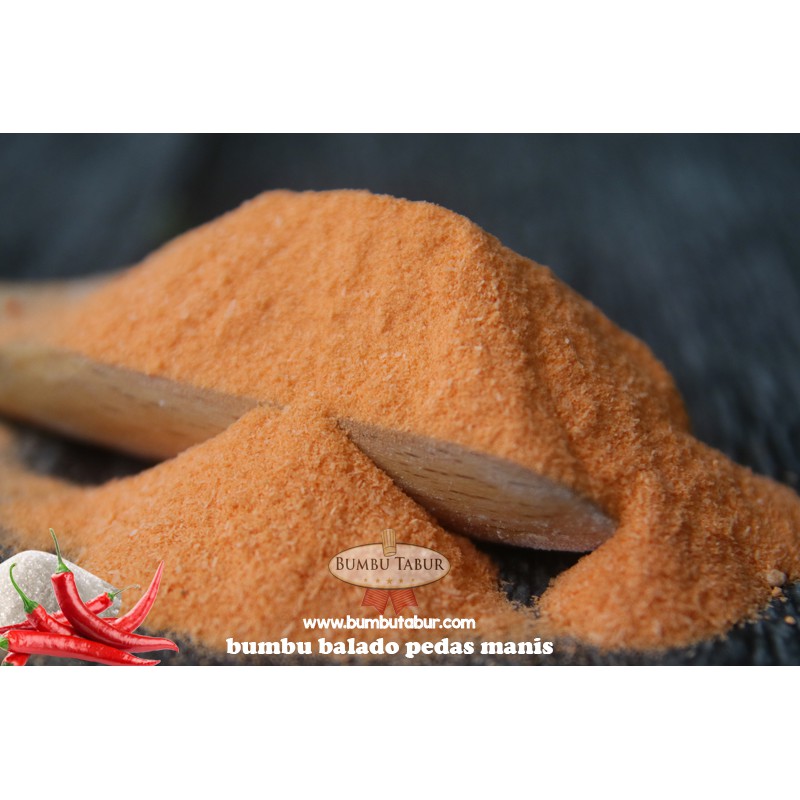 

BUMBU TABUR BALADO PEDAS MANIS FOOD GRADE KEMASAN 1 KG