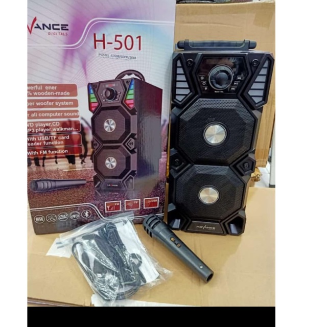 Speaker Bluetooth Advance H-501 + mic karaoke