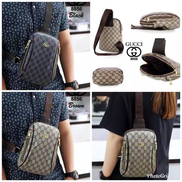 Waistbag Gucci 8856 / Slingbag pria dan wanita