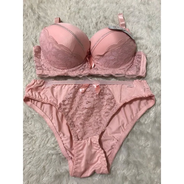 Set Bra + CD Sexy | Satu Set BH dan Celana Dalam, Panty Thong Sexy JS007 | Push Up Bra dan Celana Da