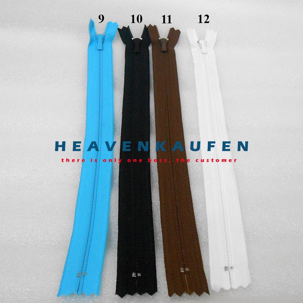 Resleting Zipper YKK 25 cm Warna Murah