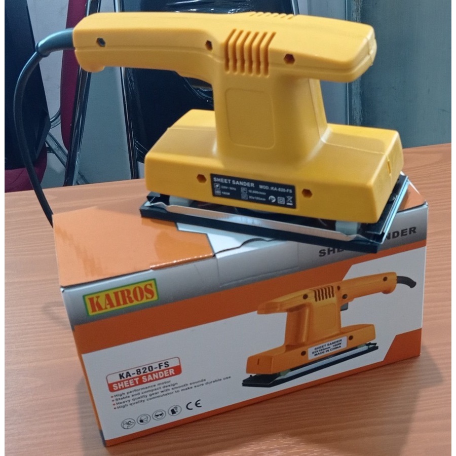 promo TERLARIS !! KAIROS Mesin Amplas/Ampelas Elektrik Sheet Sander KA-820-FS