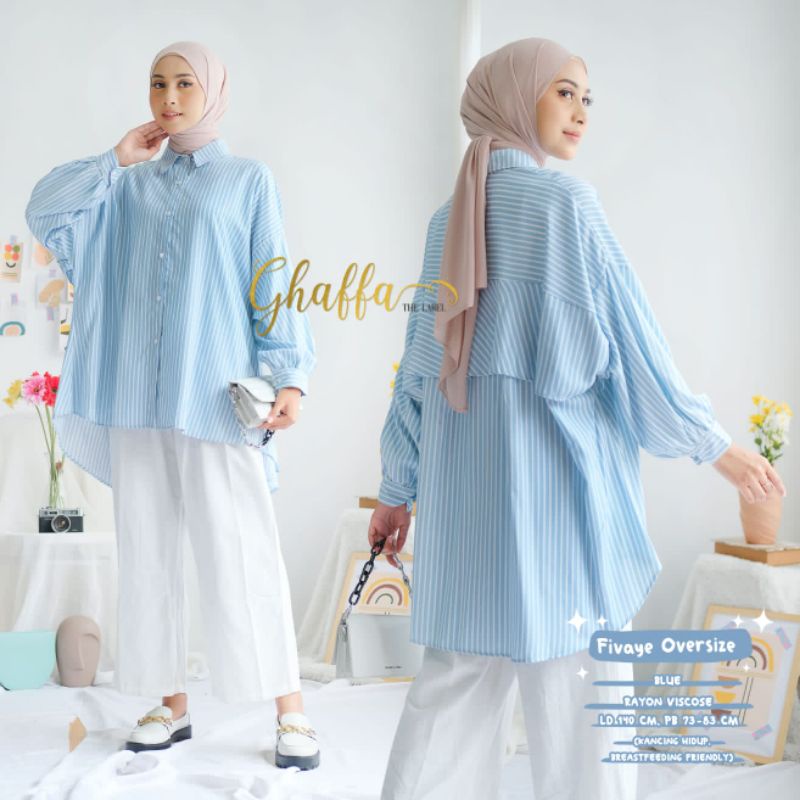 Fivaye Blouse Oversize Ghaffa the Label